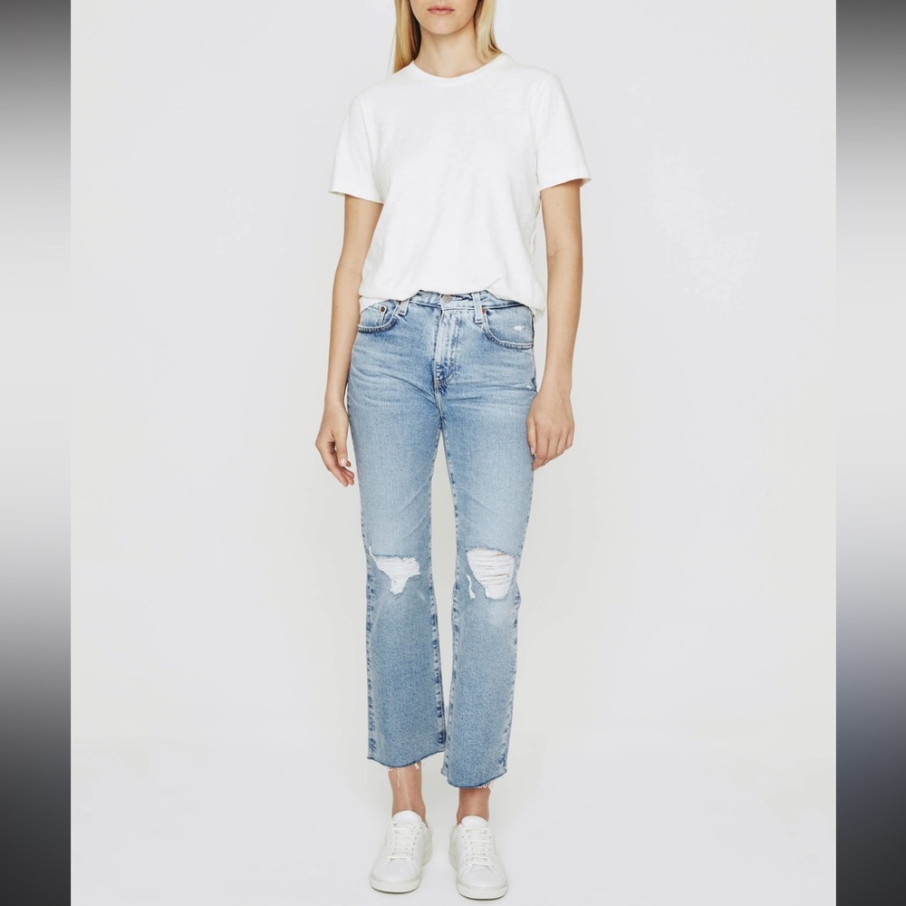 AG Kinsley High Waist Crop Jeans in Size 25